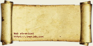 Jelisava Curaković vizit kartica